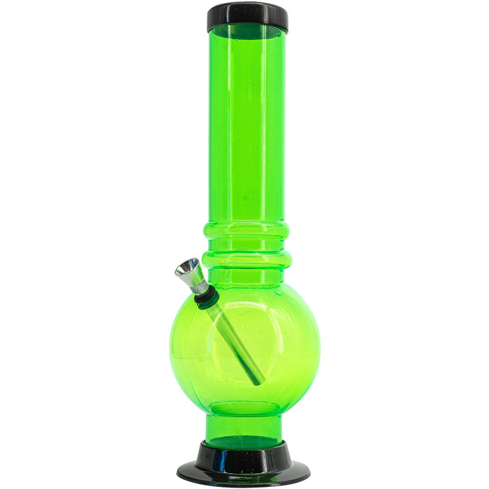 Acrylic Bubble Base Bong | 12" Or 15"