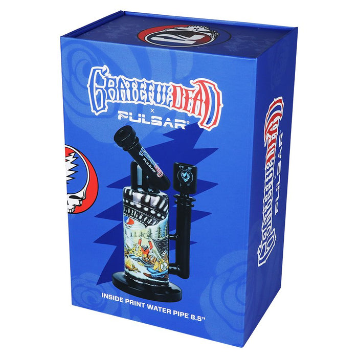 Grateful Dead x Pulsar Inside Print Water Pipe - 8.5" / 14mm F / UFO Jam