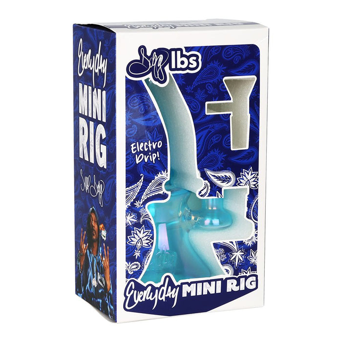 Dogg Lbs Everyday Electroplated Glass Water Pipe - 6.75" / 14mm F / Colors Vary