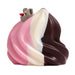 Edie Parker Soft Serve Silicone Lighter Holder – angled Neopolitan holder with lighter