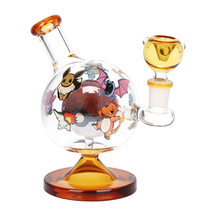 Kush Cargo Cartoon Anime Ball Glass Dab Rig