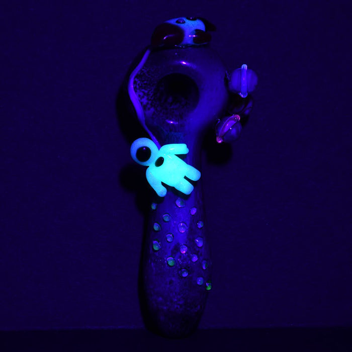 Empire Glassworks Space Glow in the Dark Spoon