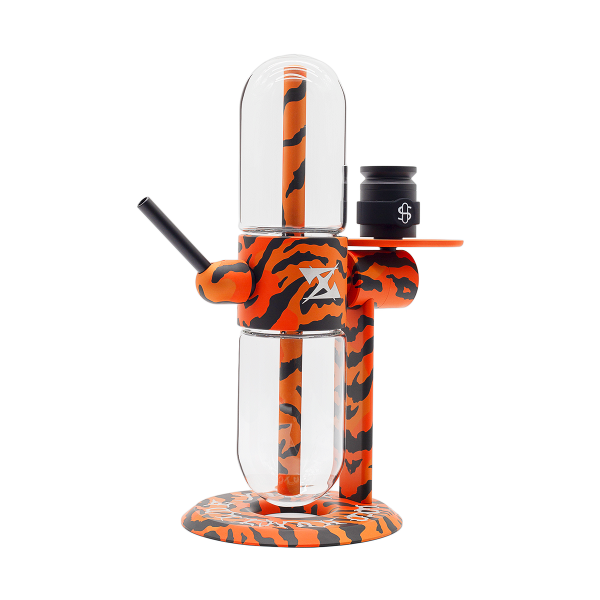 イコン Jon Z x Stündenglass Gravity Hookah | Tiger-Stripe Matte Infuser