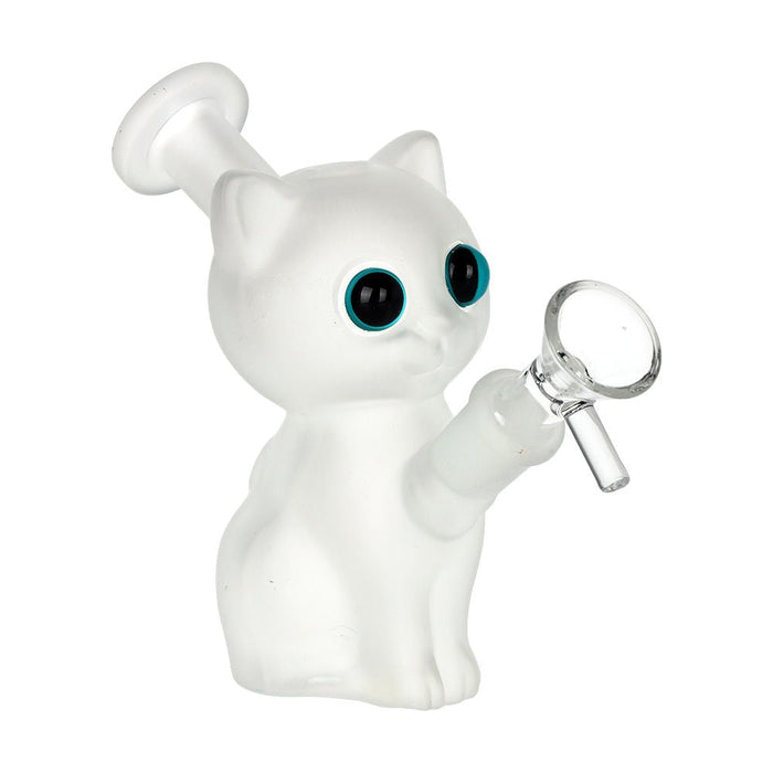 SeshGear Mesmorizing Kitty Glass Water Pipe