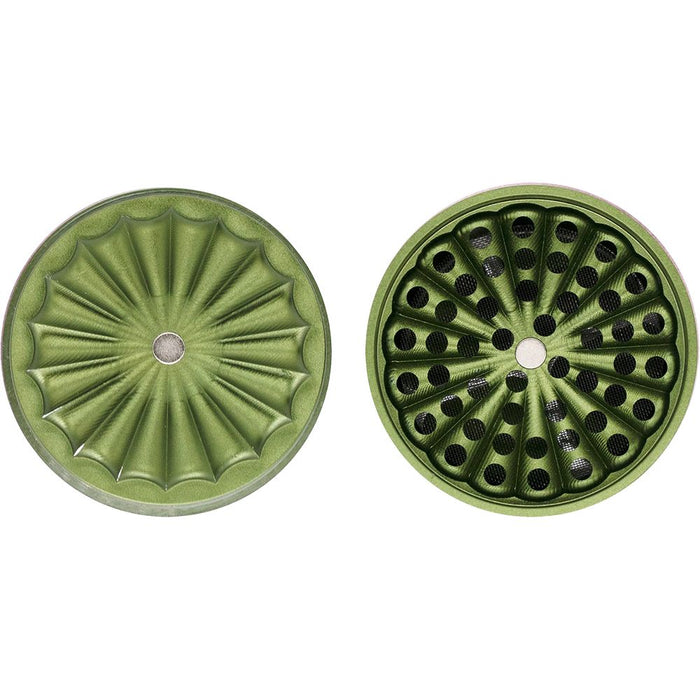 ONGROK Flower Petal Toothless Aluminum Storage Grinder