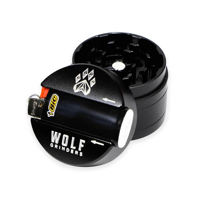 Wolf Grinders 4-Piece Maxi Large Aluminum Herb Grinder