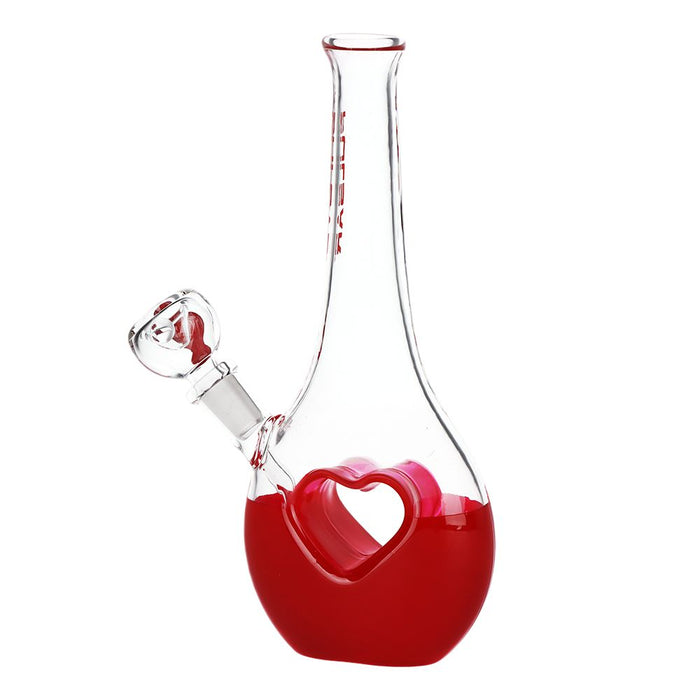 Pulsar Valentines Heart Vase Glass Water Pipe