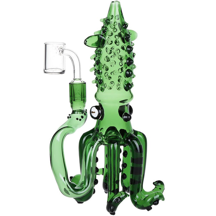 Kush Cargo Spiny Squid Glass Dab Rig