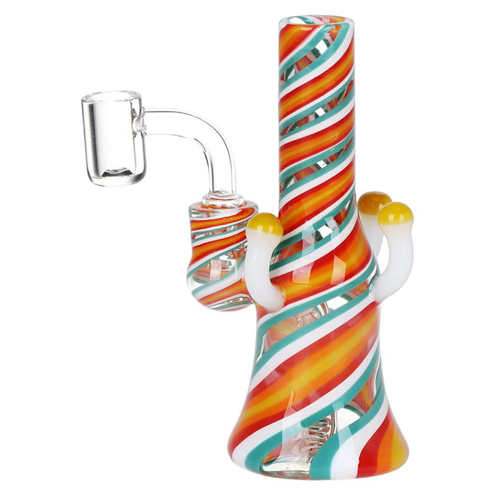 Pulsar Shroom Vision Wig Wag Glass Dab Rig