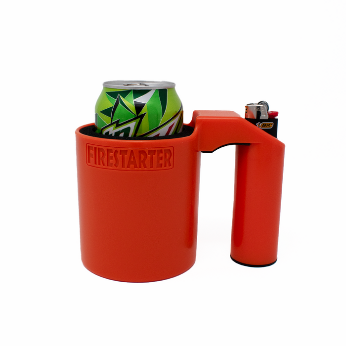 firestarter koozie orange