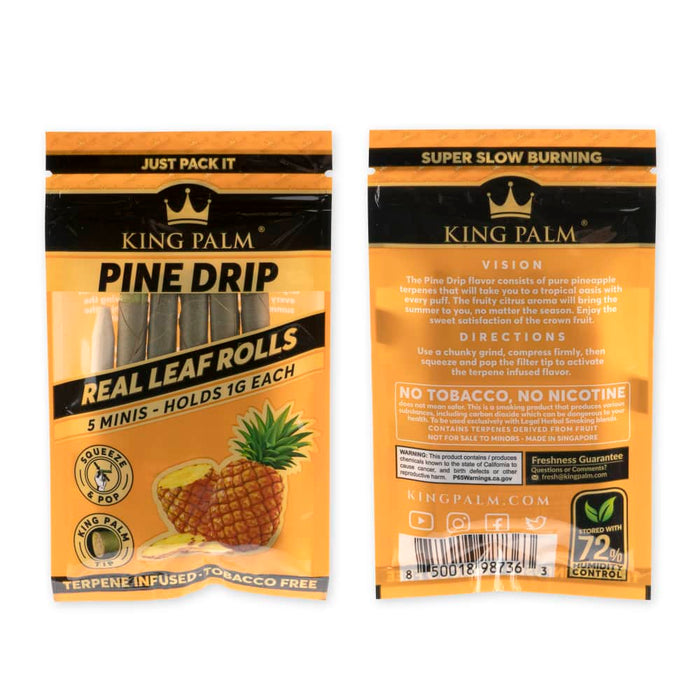 King Palm Mini Flavored Leaf Tubes 5 Pack