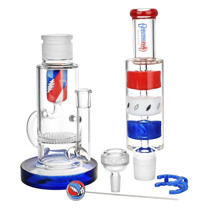 Pulsar Grateful Dead Recycler Bong with Freezable Neck
