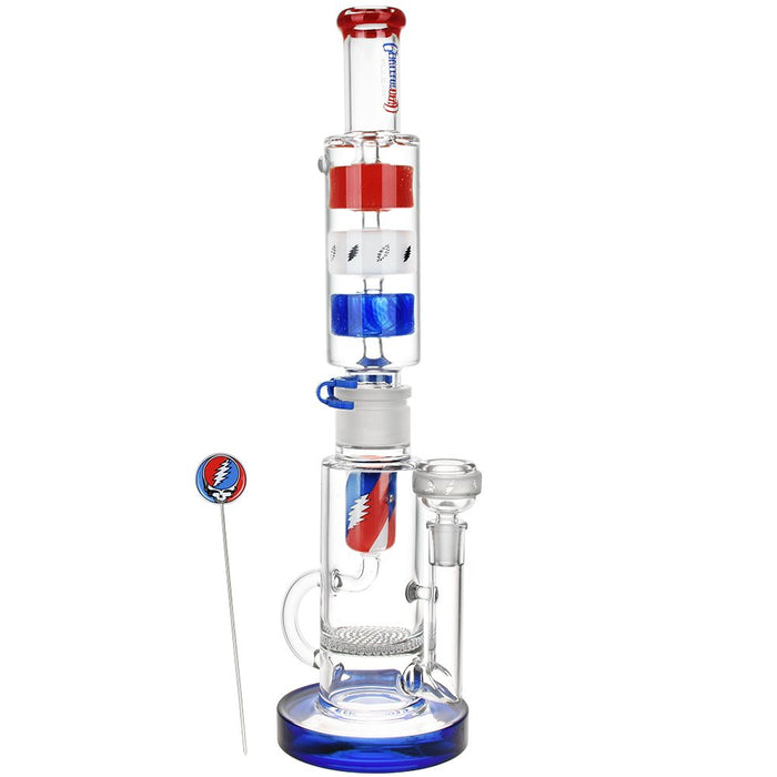 Pulsar Grateful Dead Recycler Bong with Freezable Neck