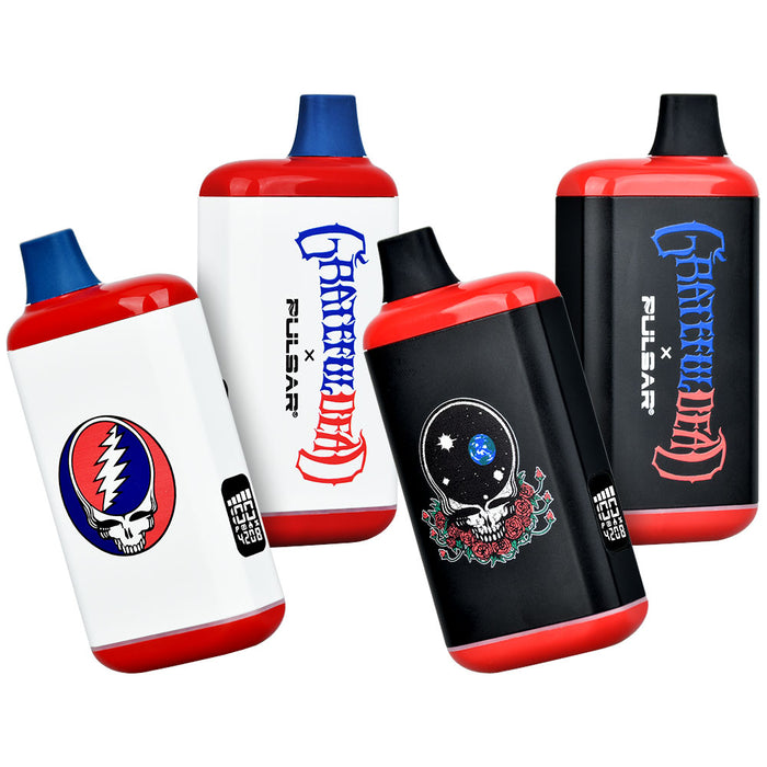 Grateful Dead x Pulsar 510 DL 2.0 Auto Draw Variable Voltage Vape Bar Kush Cargo Grateful Dead x Pulsar 510 DL 2.0 Auto Draw Variable Voltage Vape Bar Kush Cargo