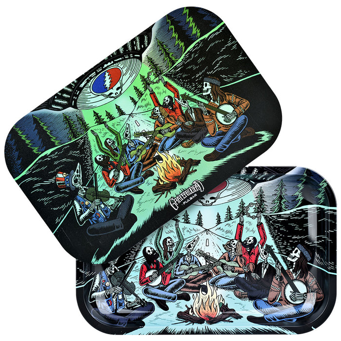 Grateful Dead x Pulsar Rolling Tray With Lid - Alien Campire