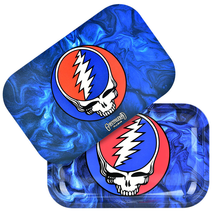 Grateful Dead x Pulsar Rolling Tray With Lid - Steal Your Face Swirls