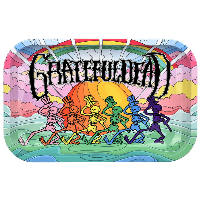 Grateful Dead x Pulsar Rolling Tray With Lid - Under the Rainbow