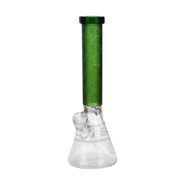 EG Glass Halloween Skull 15 Inch Beaker Bong
