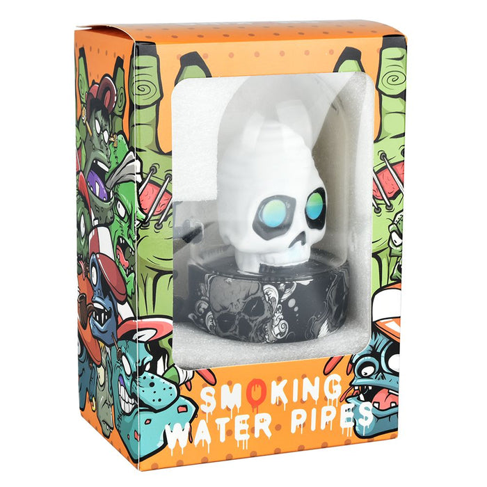 halloween skull water pipe package