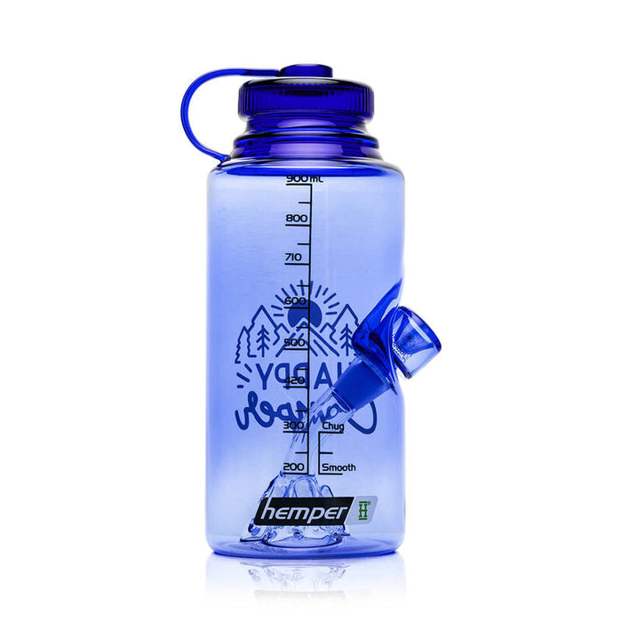 HEMPER Happy Camper Water Bottle XL Glass Bong