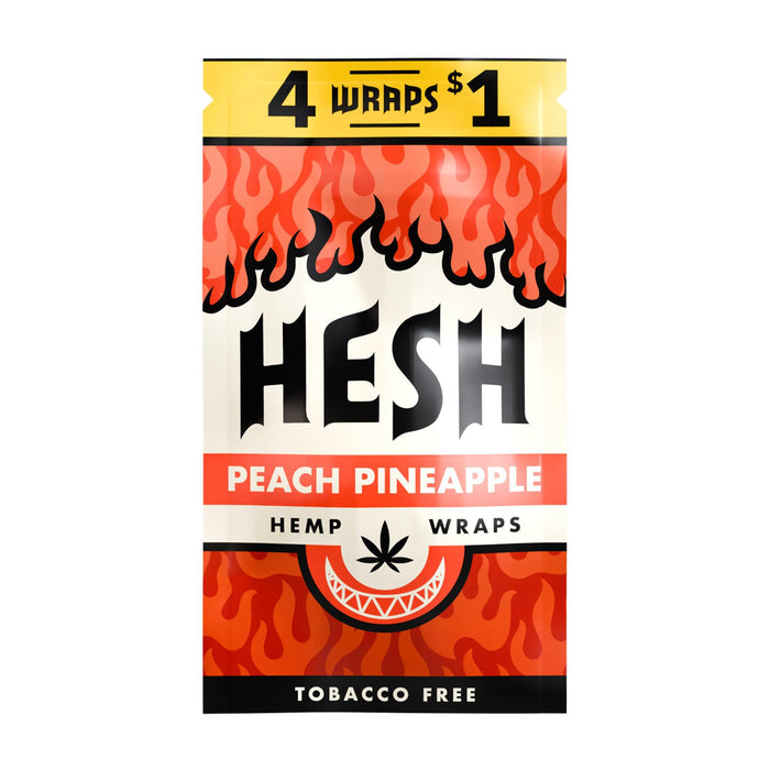 Hesh Hemp Wraps 15 Pack Box - 3 Flavors