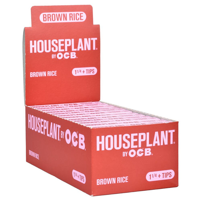 Houseplant by OCB Rice Rolling Papers 1 1/4 + Tips