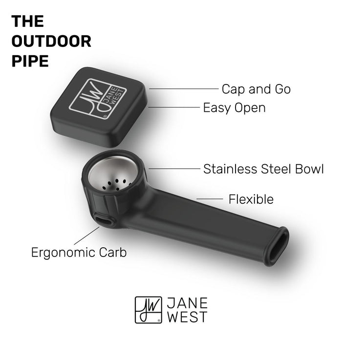 Jane West Outdoor Silicone Pipe Display
