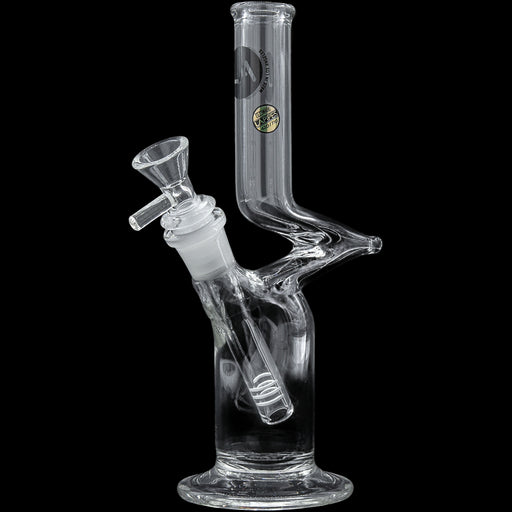 LA Pipes Zig Zong Style Bong – 8 Inch Handmade Glass Water Pipe – Kush Cargo
