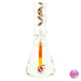 Close-up of the candy corn bowl on the MAV Glass Halloween Limited Edition 18" Beaker Bong.