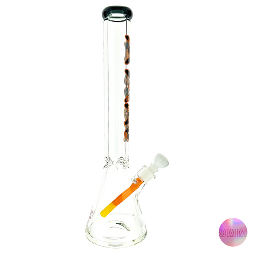 Ice pinch feature on the MAV Glass Halloween 18" Beaker Bong for cooler hits.