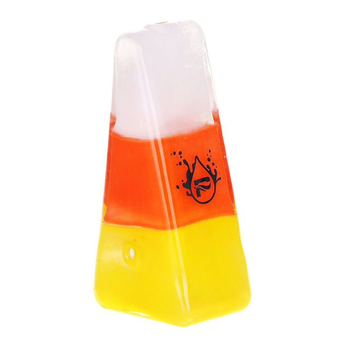Pulsar Candy Corn Halloween Glass Hand Pipe