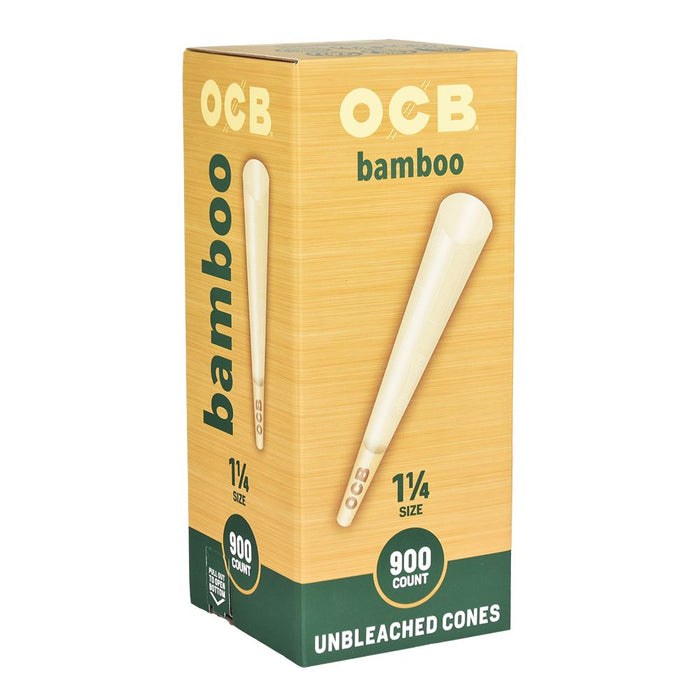 OCB Bamboo Cones 1100 Count Bulk Box Mini & 1 1/4
