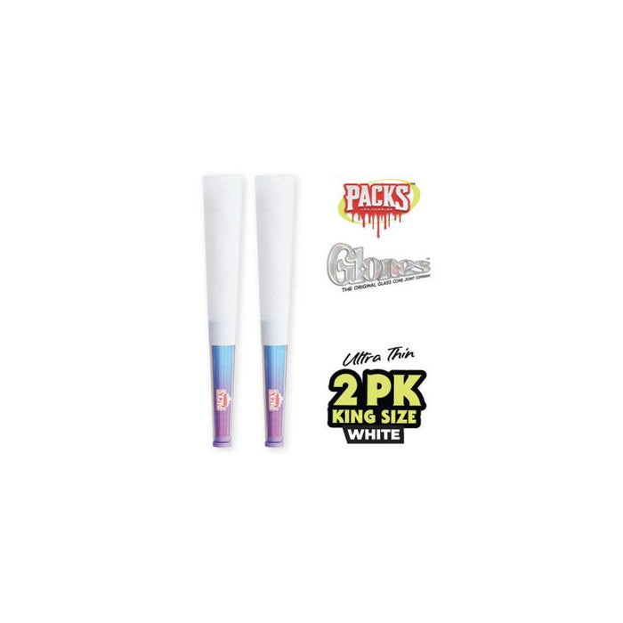 Packs x Glones Pre Rolled Cones + Glass Tip King Size