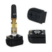 Black and gold vape cartridge with accessories on a white background