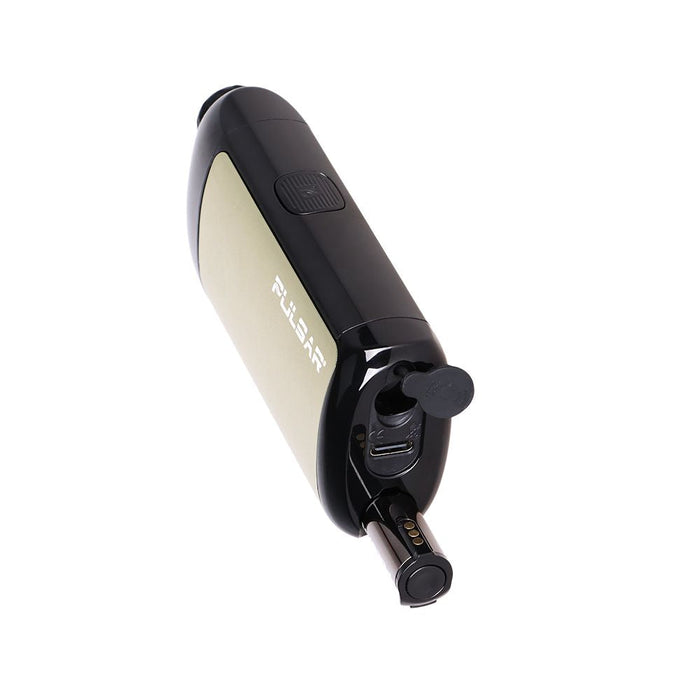 Black and beige electronic device with 'Fusar' branding on a white background