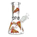 Pulsar Pizza Beaker Glass Water Pipe with Ice Catcher – 7.75 Inches