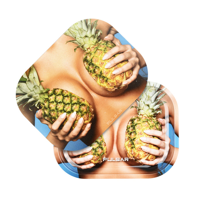 Pulsar Metal Rolling Tray 7x5.5 Large Pineapples