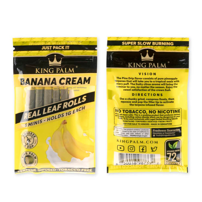 King Palm Mini Flavored Leaf Tubes 5 Pack