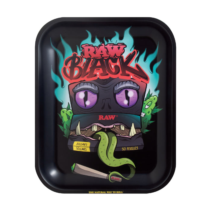 RAW Black Monster Rolling Tray - 2 Sizes