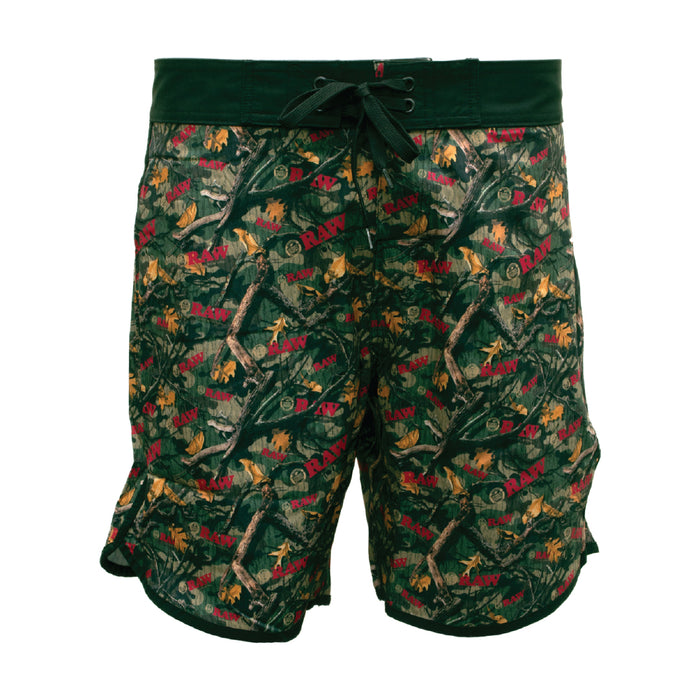 RAW Forest Camo Board Shorts