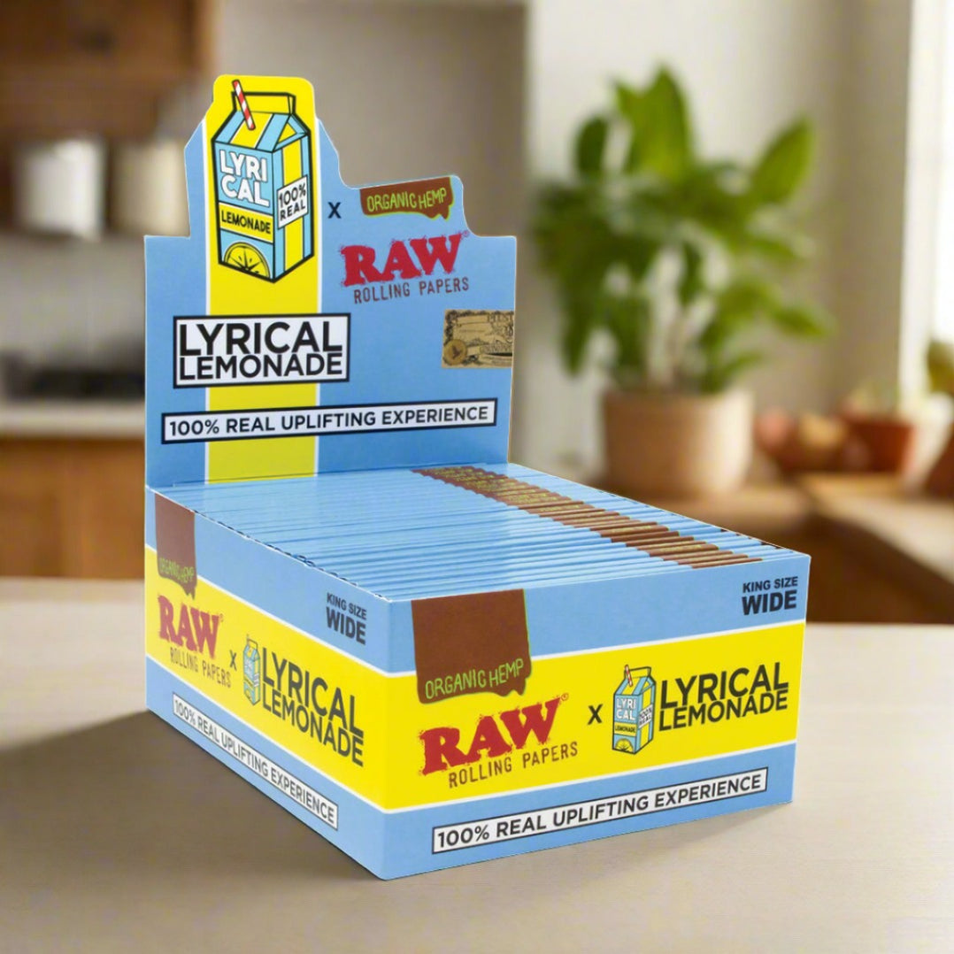 King Paper RAW Limited Edition Lyrical Lemonade King Size Papers | Online Rolling ...