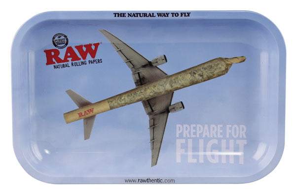 RAW Rolling Tray Prepare for Flight