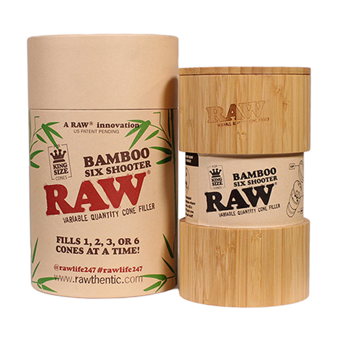 RAW Six Shooter Cone Filler Bamboo 1 1/4