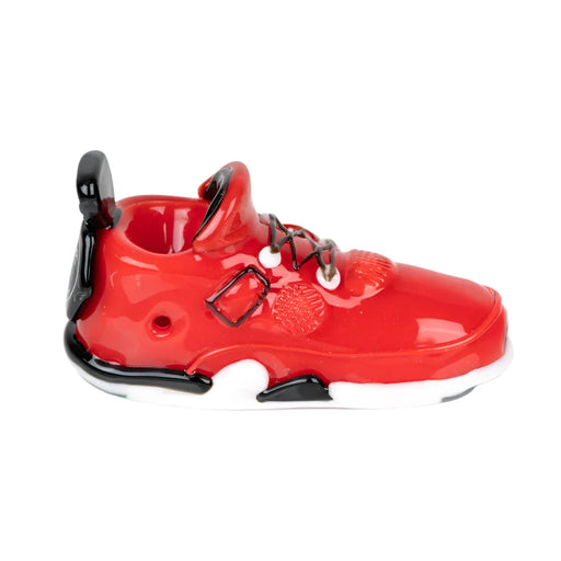 jordan sneaker glass hand pipe red