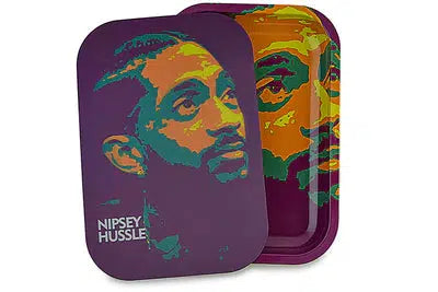 3D Holographic Metal Rolling Tray With Lid - Nipsey Hussle