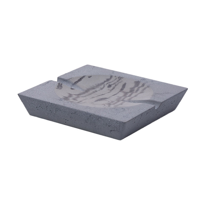 NWTN Home Roseland Marble Ashtray and Rolling Tray Set