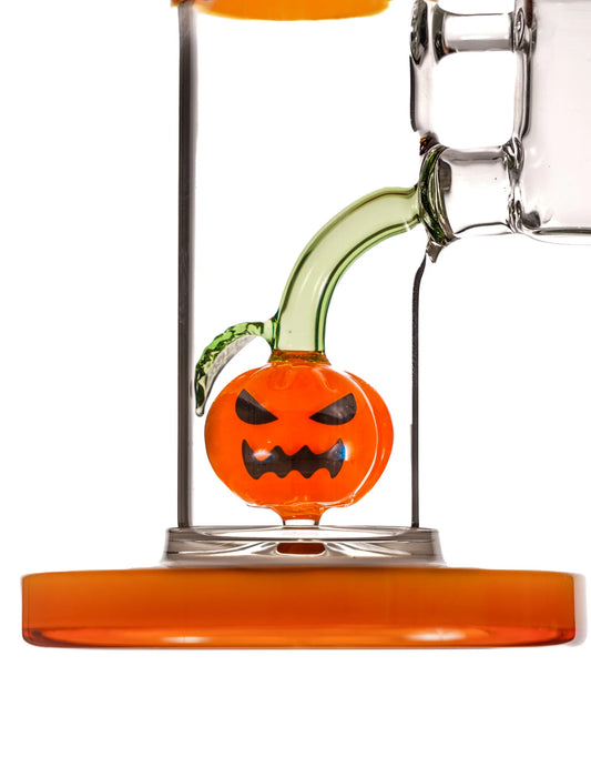 Toxic Glass Halloween 10" Straight Tube Bong