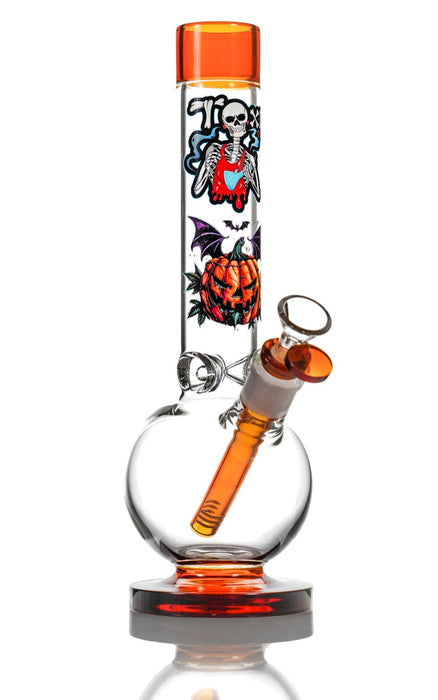 halloween globe beaker bong