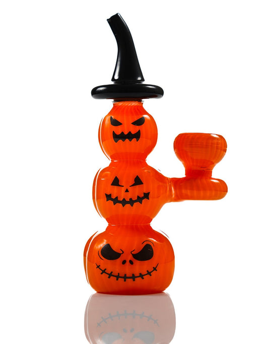 toxic glass pumpkin bubbler Halloween water pipe