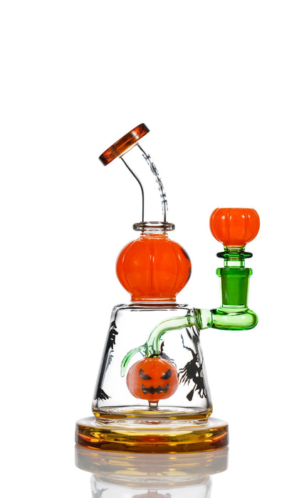 Toxic Glass Halloween Pumpkin Rig Pumpkin Perc